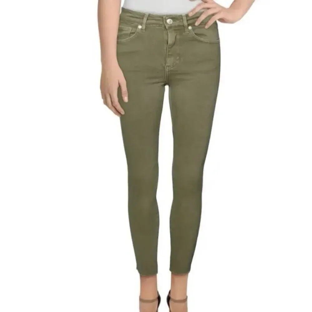 Free people green skinny jeans size 27